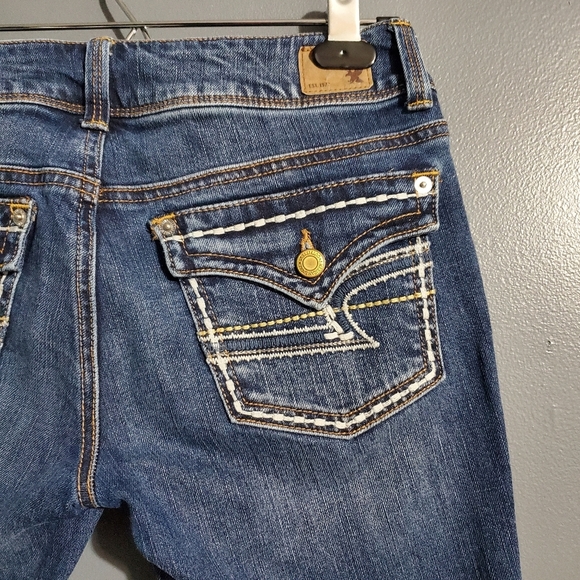 American Eagle Outfitters Denim - American Eagle Outfitters Womens Kick Boot Jeans Embroidered Pockets Y2K Size 2